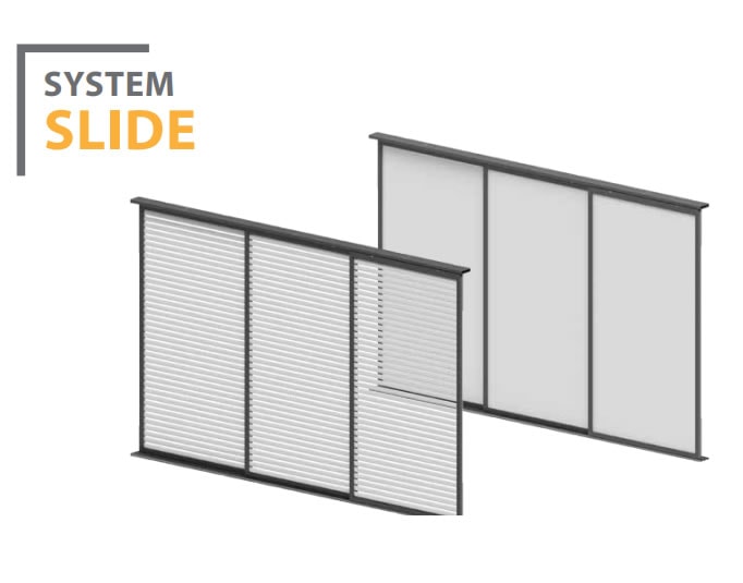 Bioklimatska pergola Sistem Slide